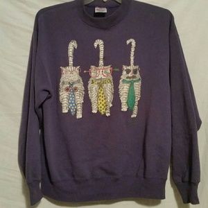 3/$30 Sale!  Cat graphics sweatshirt